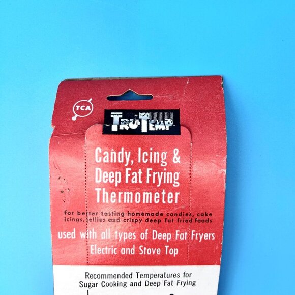 NIP VINTAGE TRU-TEMP CANDY ICING DEEP FAT FRYING THERMOMETER Model 241 - Picture 6 of 6